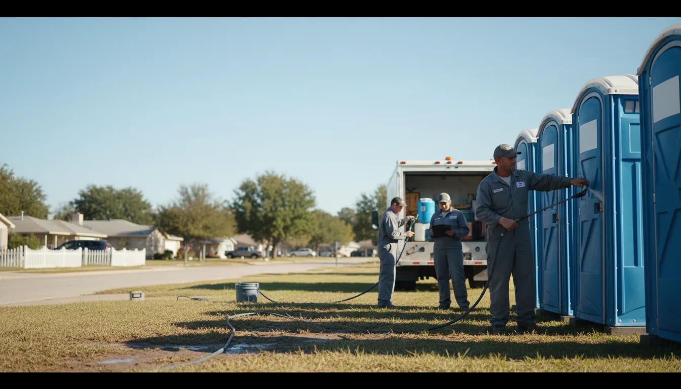 Long-Term Portable Toilet Rental in Saint Bernice, IN near me